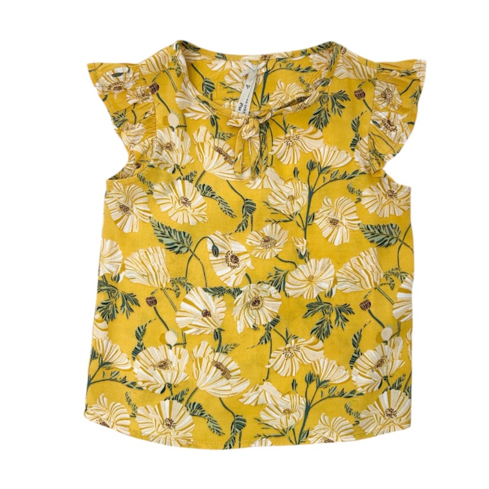 Next UK Yellow Floral Blouse